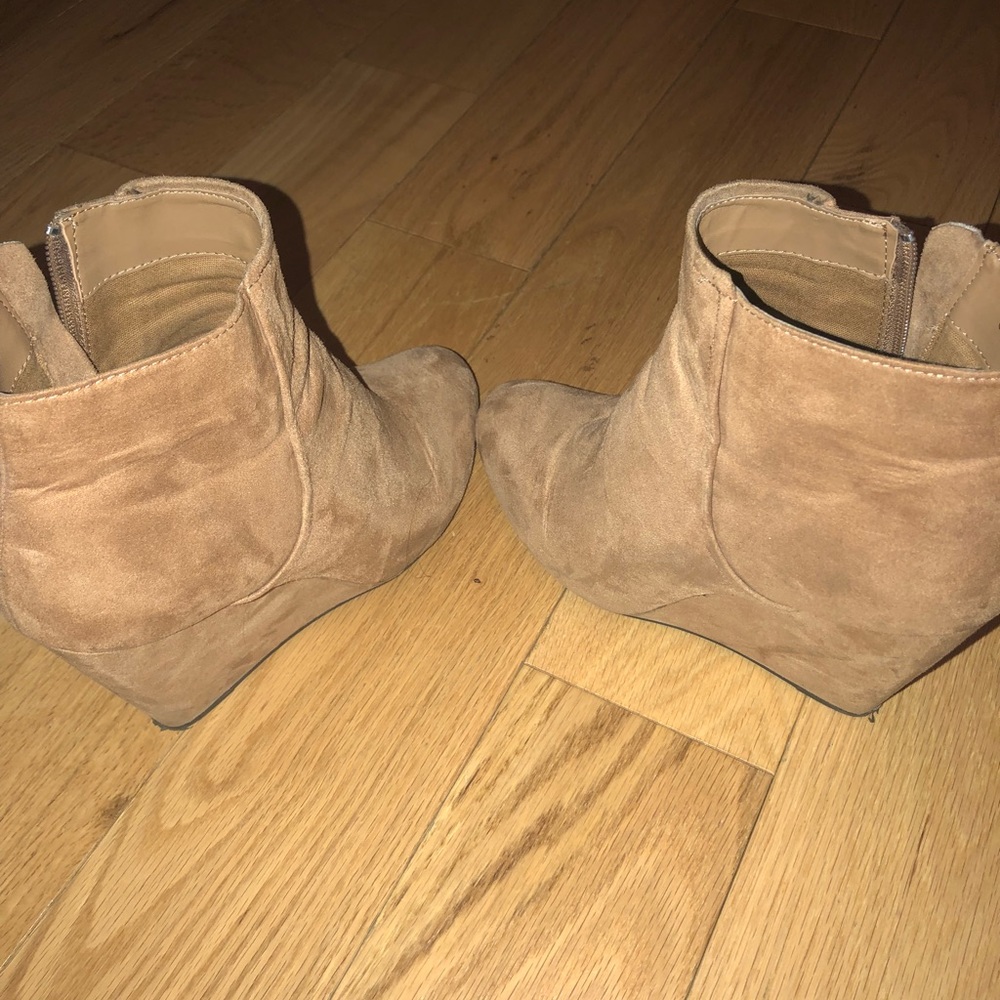 Brown booties